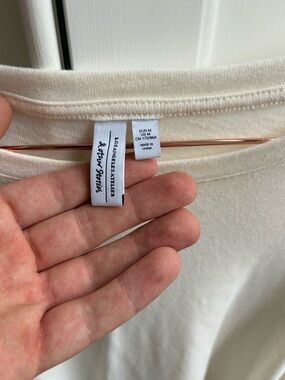 & Other Stories Off-White Crew Neck Tee